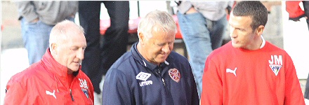 Gerry McCabe, Jim Jefferies and Jim McIntyre