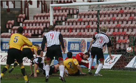 Steven McDougall scores v Partick Thistle 14.11.09 Steven McDougall scores v Partick Thistle 14.11.09