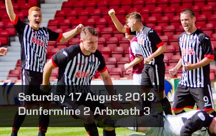 Dunfermline 2 Arbroath 3 Dunfermline 2 Arbroath 3