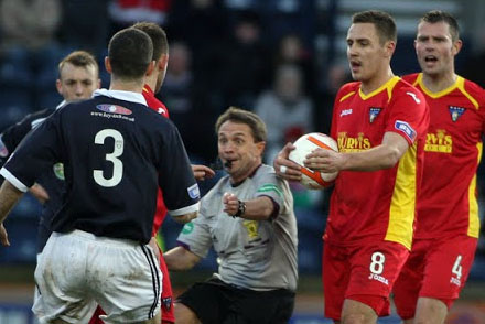 Red Card at Raith Red Card at Raith