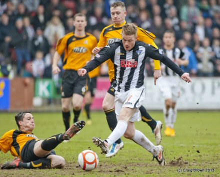 Andy Geggan v Alloa Andy Geggan v Alloa