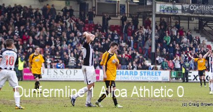 Dunfermline Athletic 1 Alloa Athletic 0 Dunfermline Athletic 1 Alloa Athletic 0