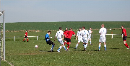 Steven Leslie scores opener v Montrose