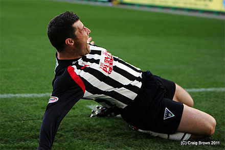 Austin McCann celebrates goal Austin McCann celebrates goal