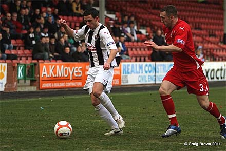 Steven McDougall, Dunfermline v Morton Steven McDougall, Dunfermline v Morton