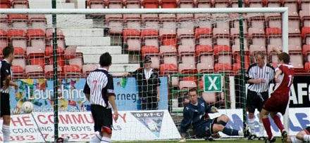 Arbroath score v Dunfermline Arbroath score v Dunfermline