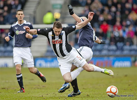 Callum Morris v Raith Rovers Callum Morris v Raith Rovers