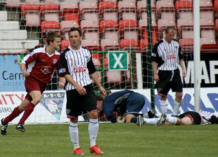 Arbroath score v Dunfermline Arbroath score v Dunfermline