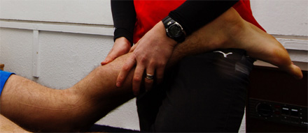 ANDY BARROWMAN ON TREATMENT TABLE