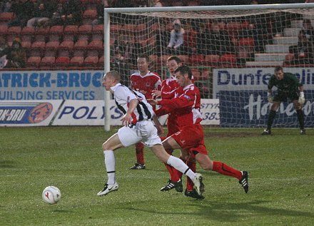 Calum Woods v Clyde 10/01/09 Calum Woods v Clyde 10/01/09