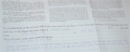 John Watsons contract John Watsons contract
