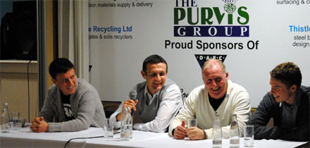 Joe Cardle, Jim McIntyre, Gerry McCabe and Pat Clarke Joe Cardle, Jim McIntyre, Gerry McCabe and Pat Clarke