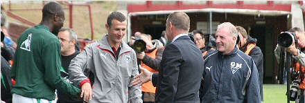 Macca welcomes Bamba and John Hughes Macca welcomes Bamba and John Hughes