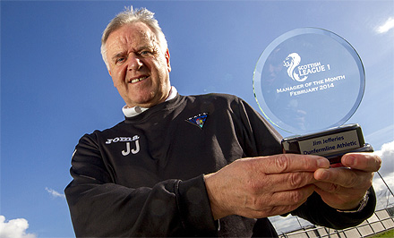 JIM JEFFERIES MANAGER OF THE MONTH FEB 2014 JIM JEFFERIES MANAGER OF THE MONTH FEB 2014