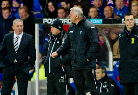 Jim Jefferies at Ibrox