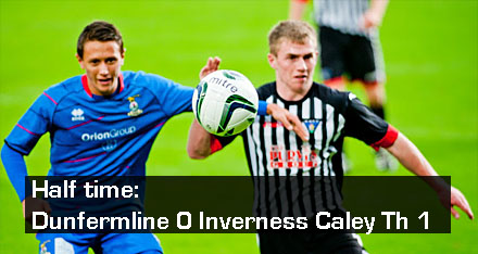 Half Time at East End Park