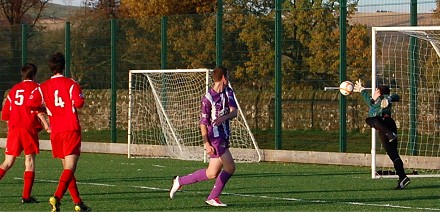 Jordan White heads home the opener