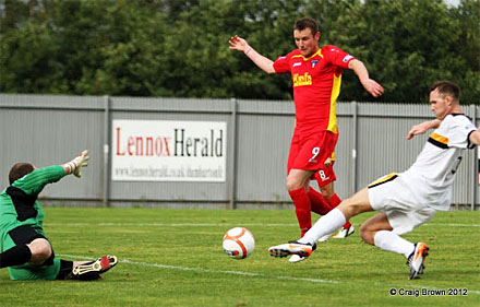 Andy Kirk v Dumbarton Andy Kirk v Dumbarton