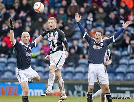Andy Geggan v Raith Rovers Andy Geggan v Raith Rovers