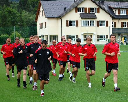 Pars training in Obertraun Pars training in Obertraun