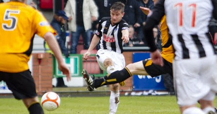 Josh Falkingham v ALLOA ATHLETIC Josh Falkingham v ALLOA ATHLETIC