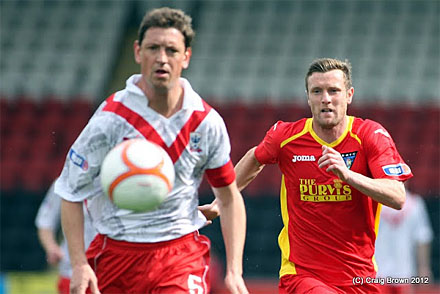Andy Kirk v Airdrie United Andy Kirk v Airdrie United