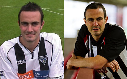John Potter at Dunfermline 2001 and 2011 John Potter at Dunfermline 2001 and 2011