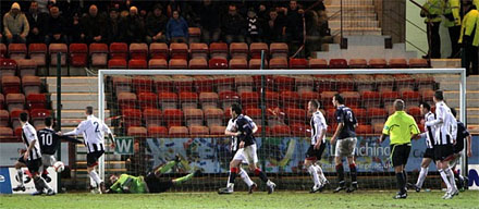 Tam Scobbie scores for Falkirk Tam Scobbie scores for Falkirk