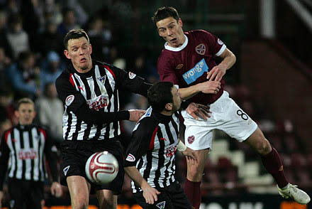 Martin Hardie v Hearts Martin Hardie v Hearts