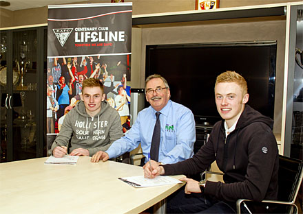 ALLAN SMITH & ROSS MILLEN SIGNING
