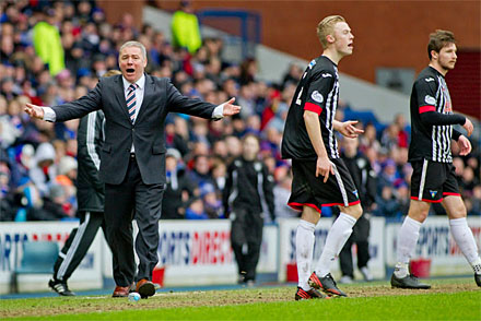 Ally McCoist cries out Ally McCoist cries out