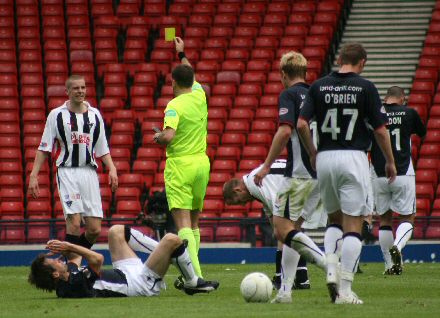 Yellow Card for Calum Woods Yellow Card for Calum Woods