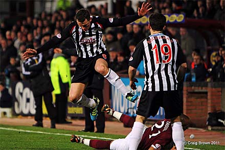 Martin Hardie v Hearts Martin Hardie v Hearts