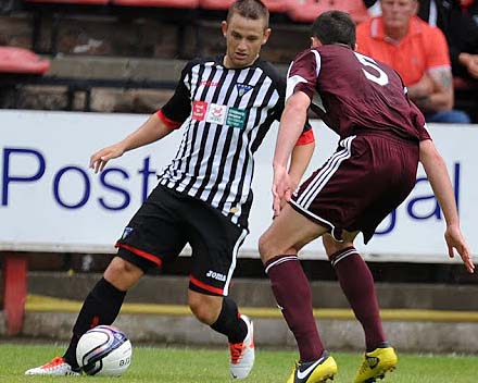 Ryan Wallace v Hearts Ryan Wallace v Hearts