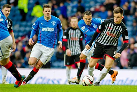 Lawrence Shankland v Rangers Lawrence Shankland v Rangers