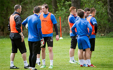 Callum Morris in training Callum Morris in training