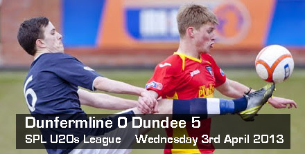 Dunfermline U20s 0 Dundee U20s 5 Dunfermline U20s 0 Dundee U20s 5