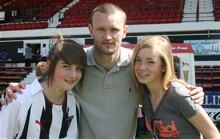 Scott Wilson at East End Park Open day 17th May 2009 Scott Wilson at East End Park Open day 17th May 2009