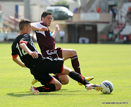 Shaun Byrne v Hearts Shaun Byrne v Hearts