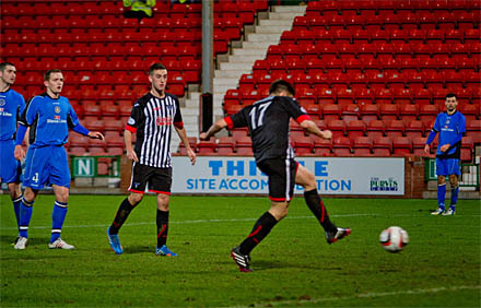 Lawrence scores v Stranraer Lawrence scores v Stranraer