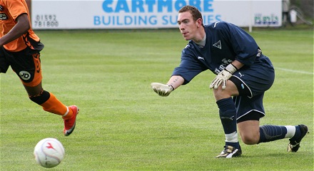 Greg Fleming against Dundee United 14.07.09 Greg Fleming against Dundee United 14.07.09