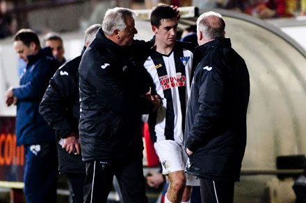 Shaun Byrne is substituted Shaun Byrne is substituted