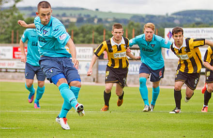 Ryan Wallace sticks away second minute penalty Ryan Wallace sticks away second minute penalty