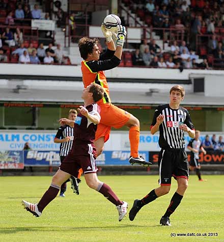 Michal Hrivnak v Hearts Michal Hrivnak v Hearts
