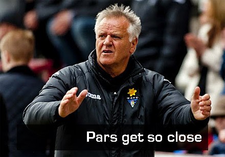 Jim Jefferies Pars get so close to First Division survival Jim Jefferies Pars get so close to First Division survival