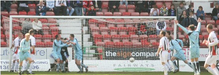 St Johnstone celebrate opening goal 11.04.09 St Johnstone celebrate opening goal 11.04.09