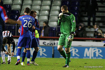 Full Time at the Caledonian Stadium Full Time at the Caledonian Stadium