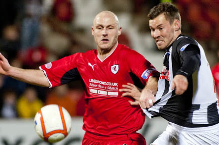 Andy Barrowman v Raith Rovers Andy Barrowman v Raith Rovers