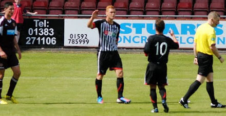 Ryan Thomson scores for Dunfermline Ryan Thomson scores for Dunfermline