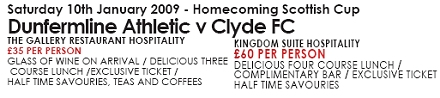 Hospitality deals Homecoming Scottish Cup Hospitality deals Homecoming Scottish Cup
